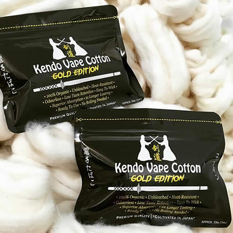 Kendo Vape Cotton Gold Edition Kendo Vape Cotton Gold Edition